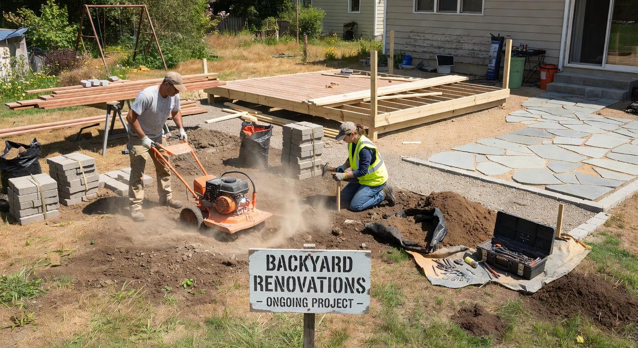 backyard renovations