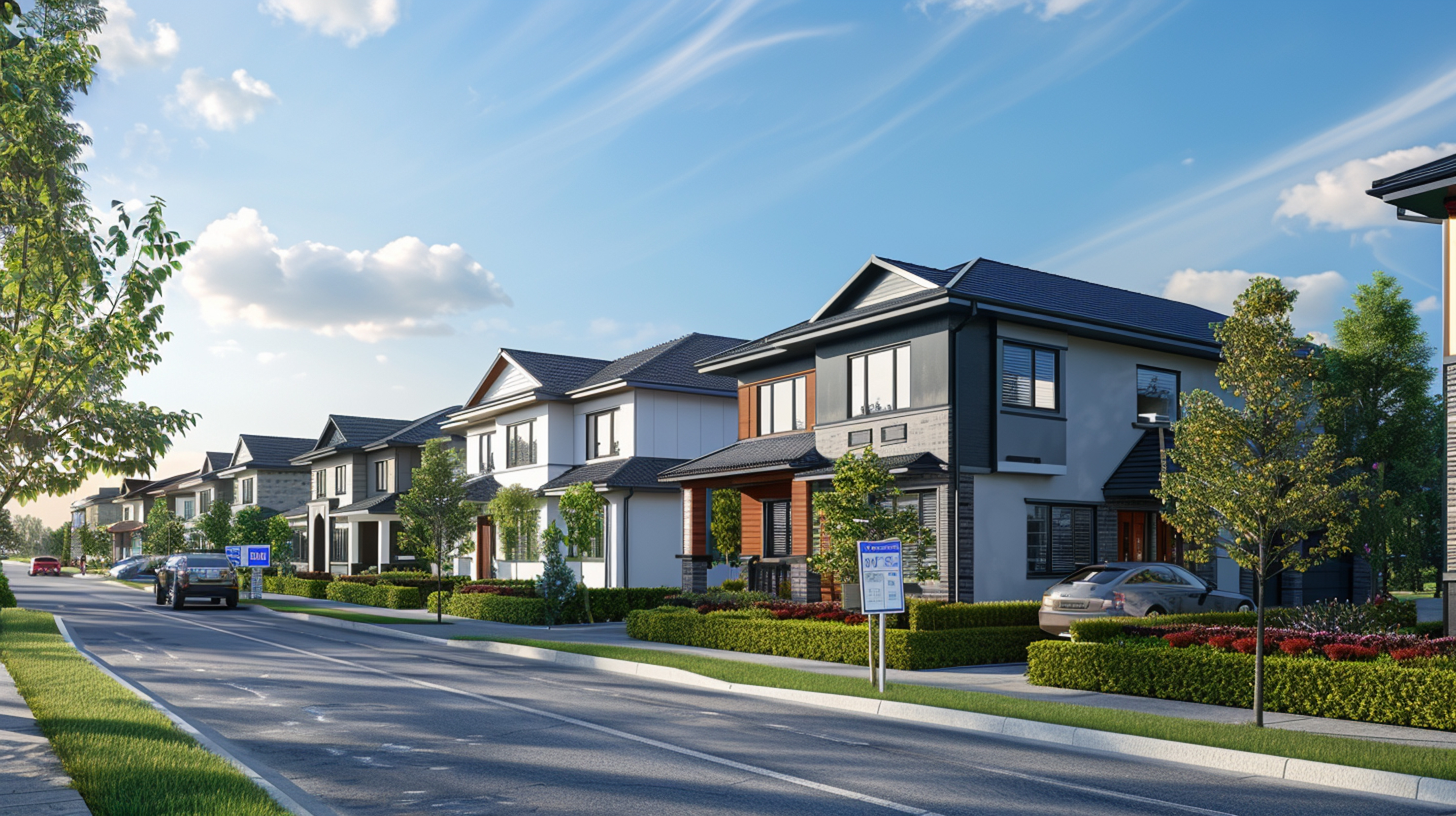 street-with-houses-corner-sign-that-says-welcome-street